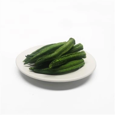 Kraukšķīgie Okra čipsi